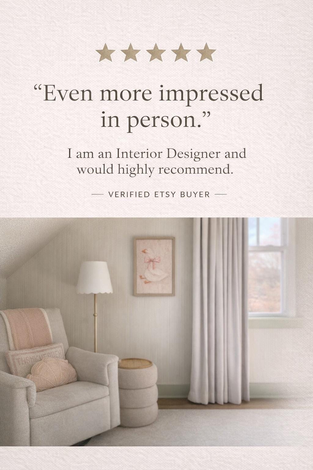 Vintage Duck Nursery Art: Canvas-Style Print with Pink Bow