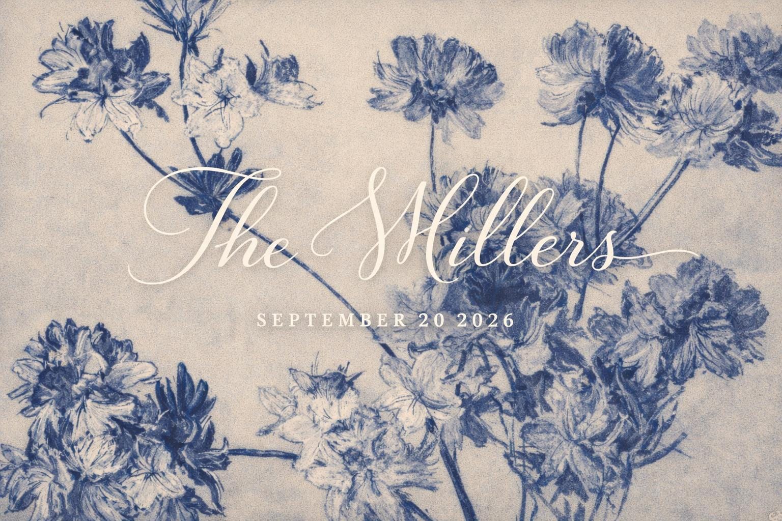 Custom Vintage Art Wedding Newlyweds Sign - Reception or Home Decor - Wedding Gift