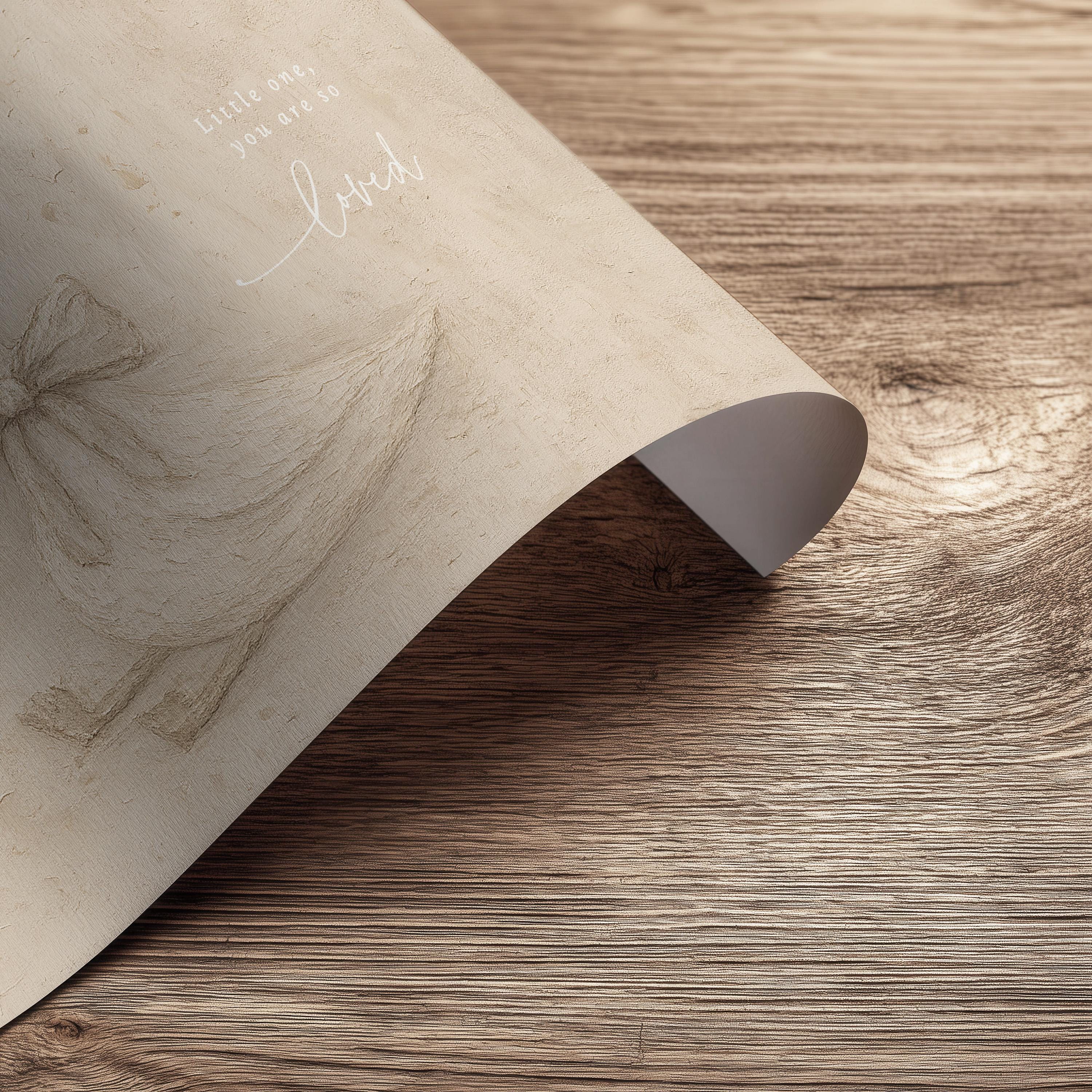 Neutral Duck Nursery Print – Little One You Are So Loved – Baby Girl Room Decor – Vintage Goose Wall Art – Soft Beige Nursery