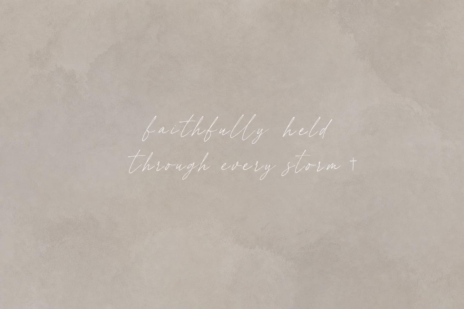 Through Storms Canvas | Faithfully Held Through Storms Framed Canvas Christian Wall Art | Faith Gift for Her | C0019