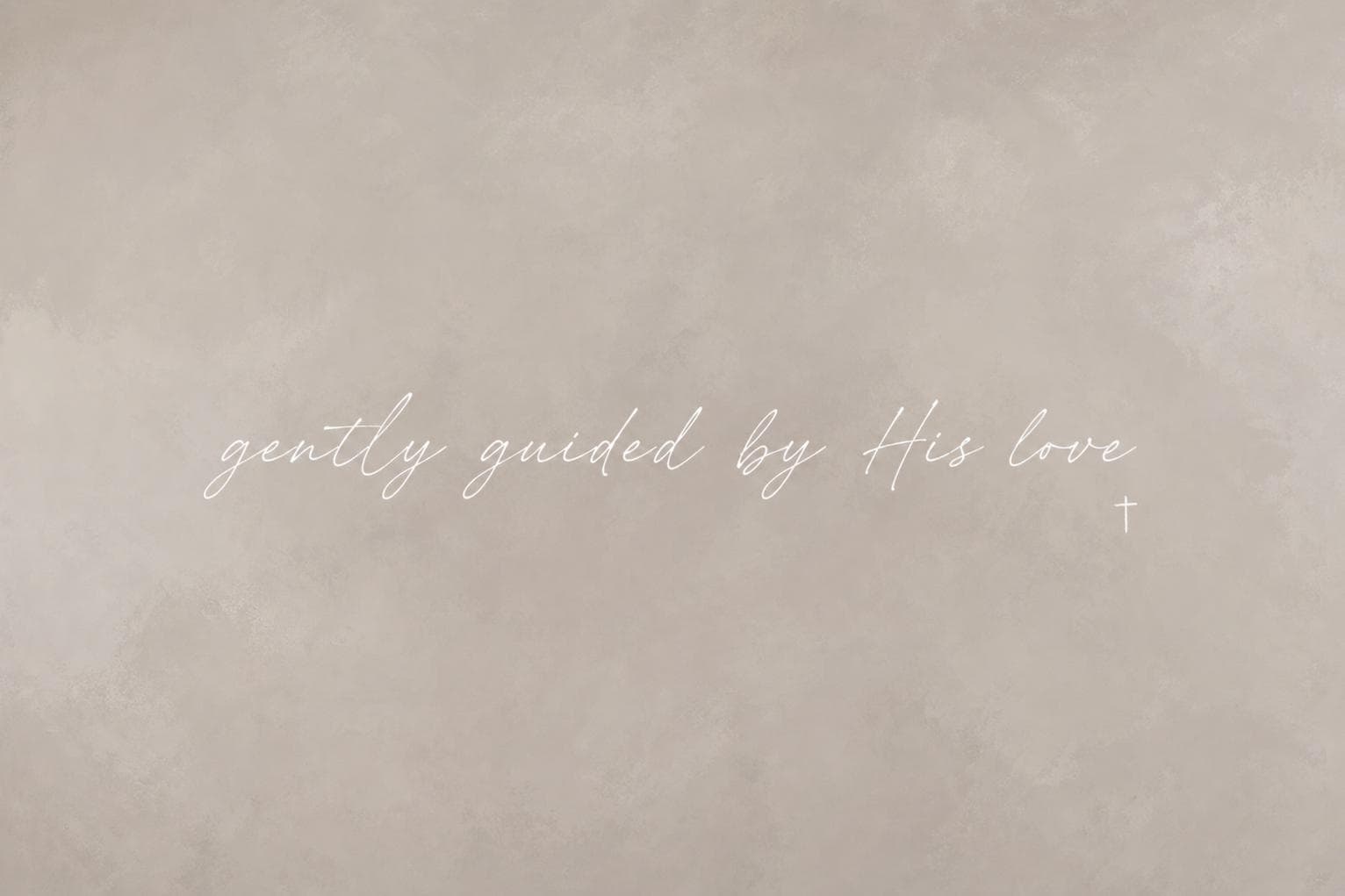 Guided by Love Canvas | Gently Guided by His Love Framed Canvas Christian Wall Art | Faith Gift for Her | C0009