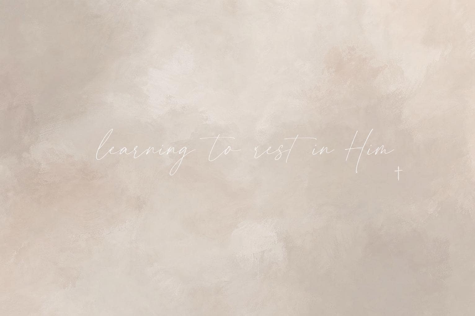Rest in Him Canvas | Learning to Rest in Him Framed Canvas Christian Wall Art | Faith Gift for Her | C0004