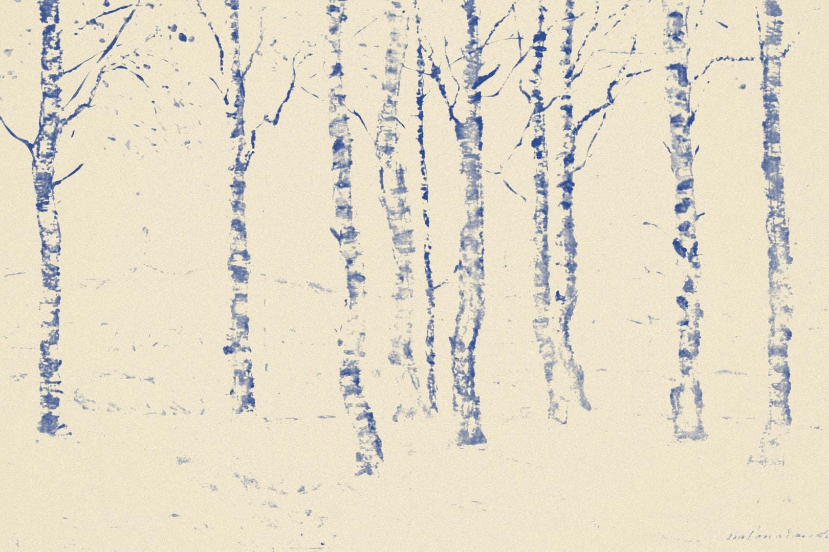 Blue Toile Faith Canvas | Birch Grove Christian Wall Art Print | Neutral Christian Wall Art | Faith Gift | B0001
