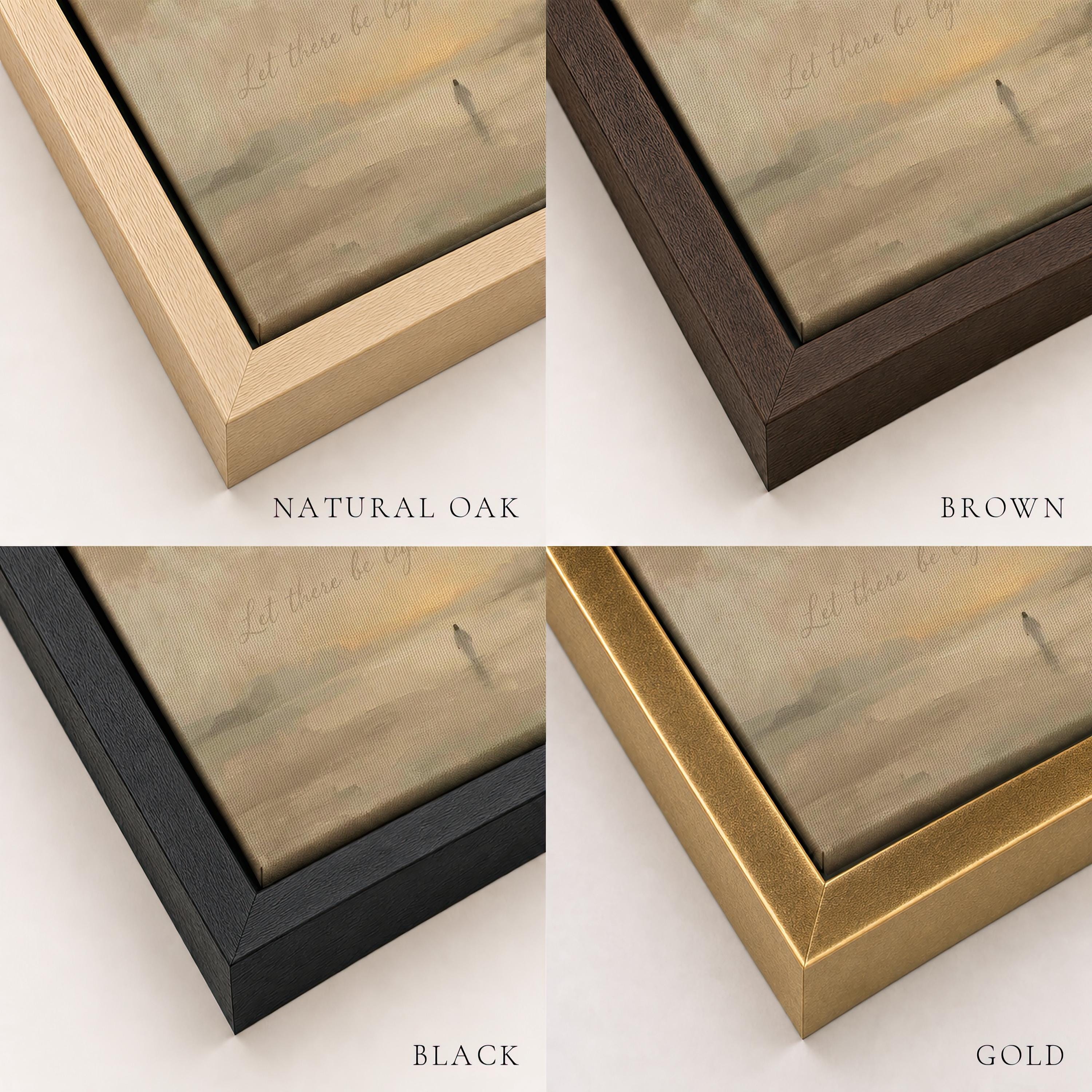 Creation Light Christian Wall Art Print | W0192
