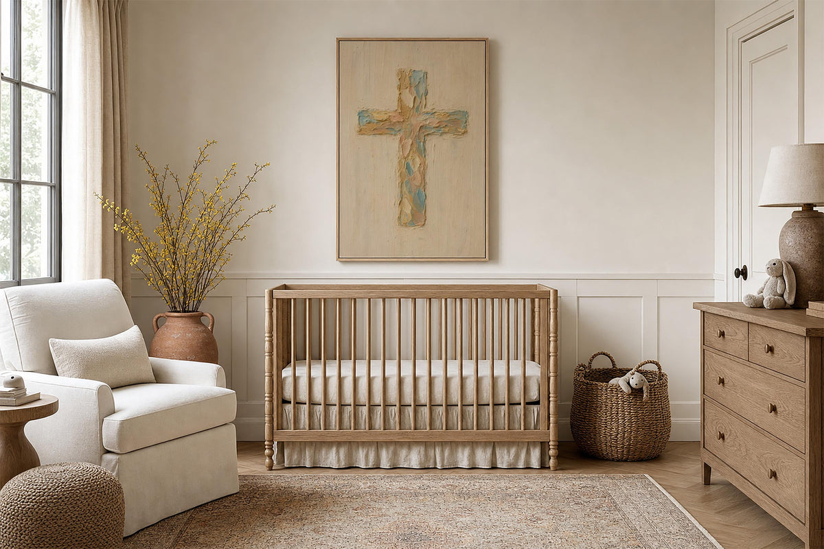 Pastel Cross — Scripture Wall Art | Product view 2