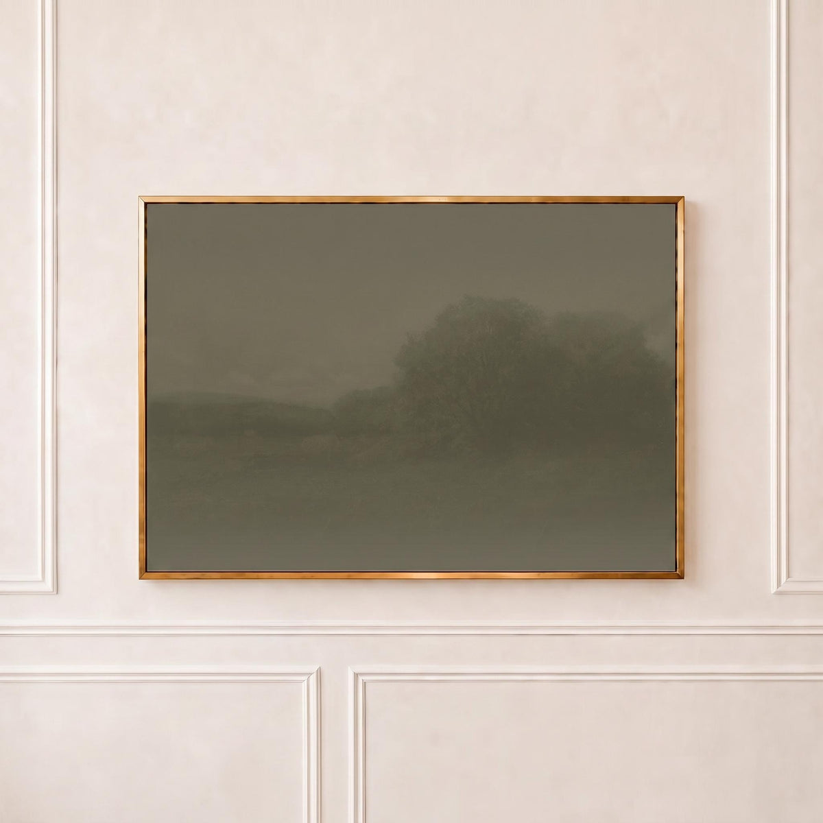 Moody Green Landscape — Landscape Print | Product view 2