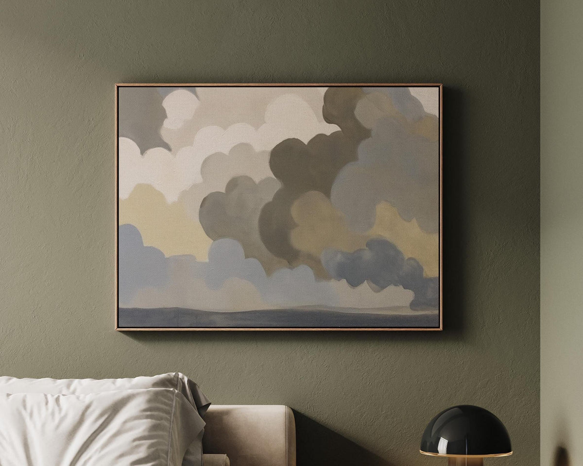 Soft Cloud Sky — Nursery Wall Art | Product view 7