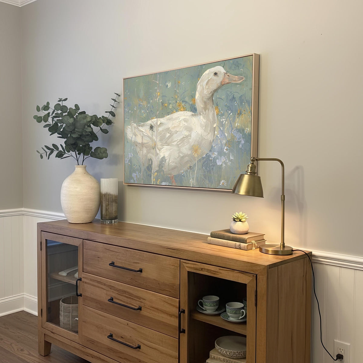 Soft Sage Duck — Landscape Print | Product view 5