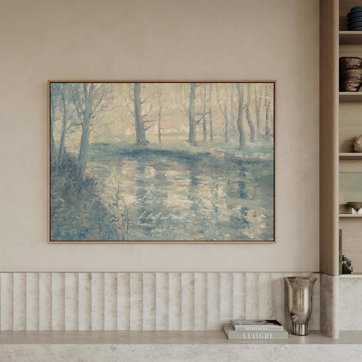 Calm Faith Verse — Scripture Wall Art | Product view 7