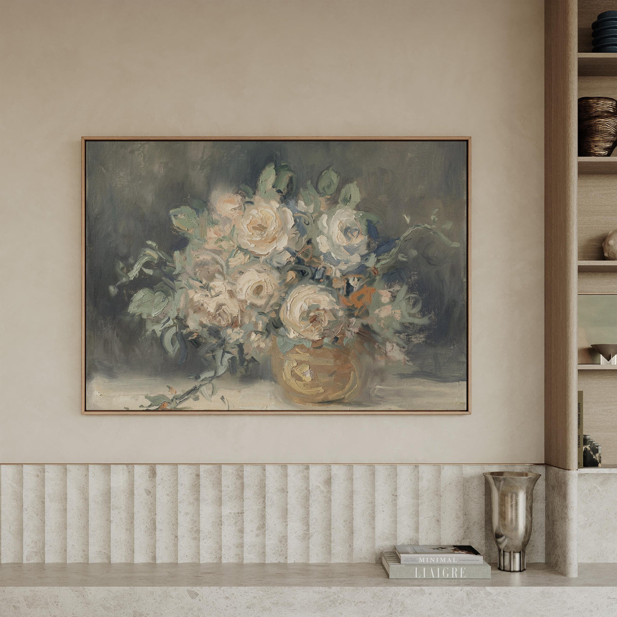 Antique Rose Still Life — Floral Print | Product view 13