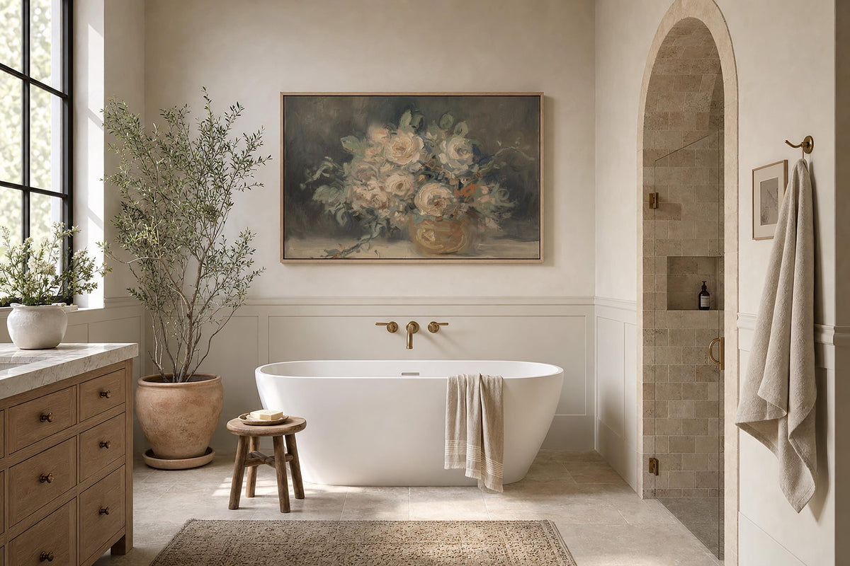 Antique Rose Still Life — Floral Print | Product view 8