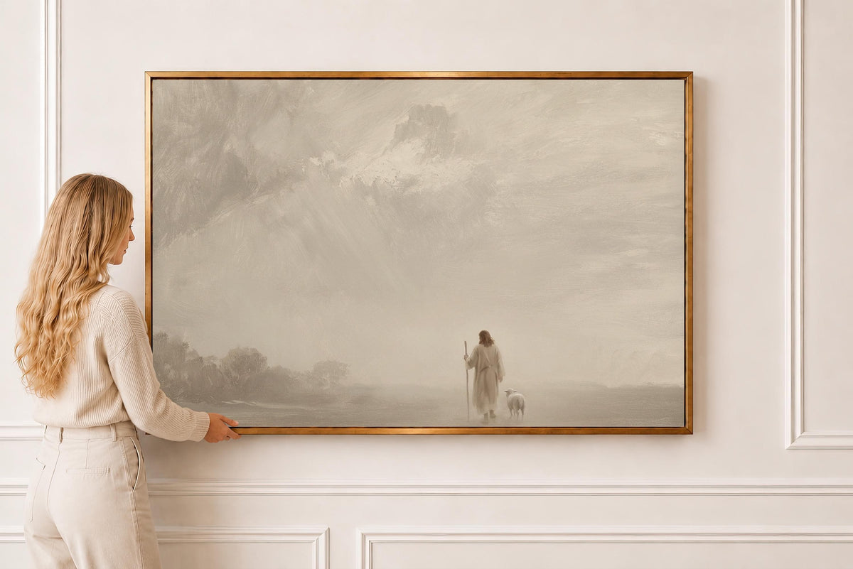 Veiled Shepherd — Psalm 23 Stormy Sky | Product view 1