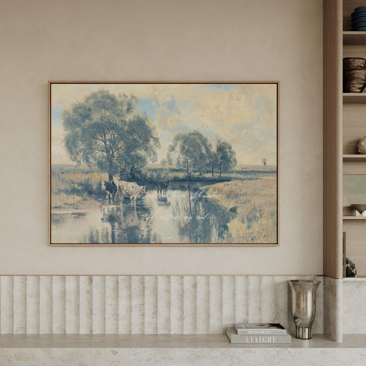Pastel Faith Verse — Scripture Wall Art | Product view 4