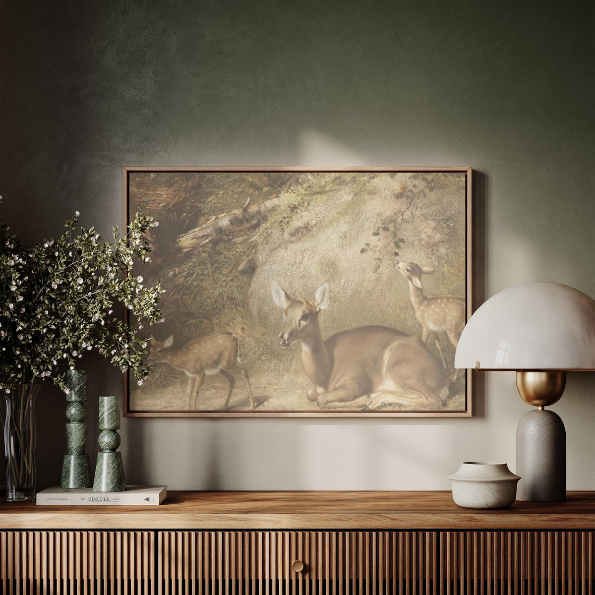 Vintage Fawn — Nursery Wall Art | Product view 1