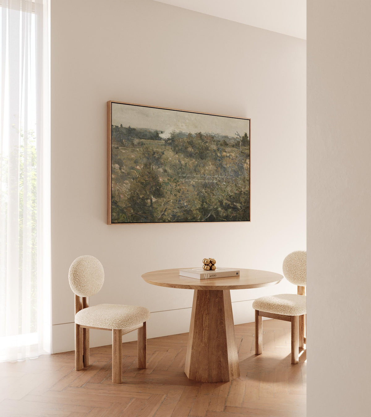 C.S. Lewis Landscape Quote — Scripture Wall Art | Product view 1