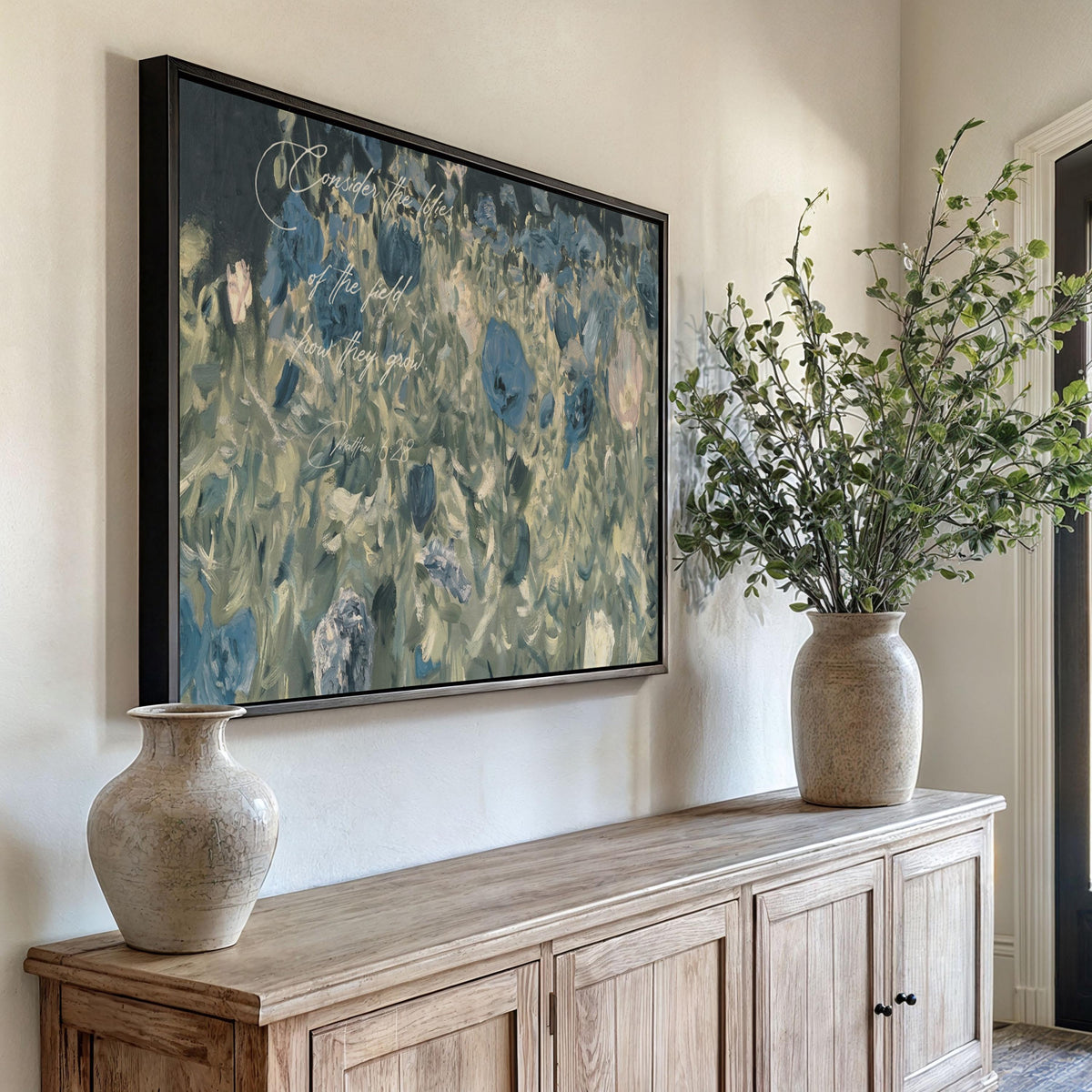 Consider the Lilies — Scripture Wall Art | Product view 7