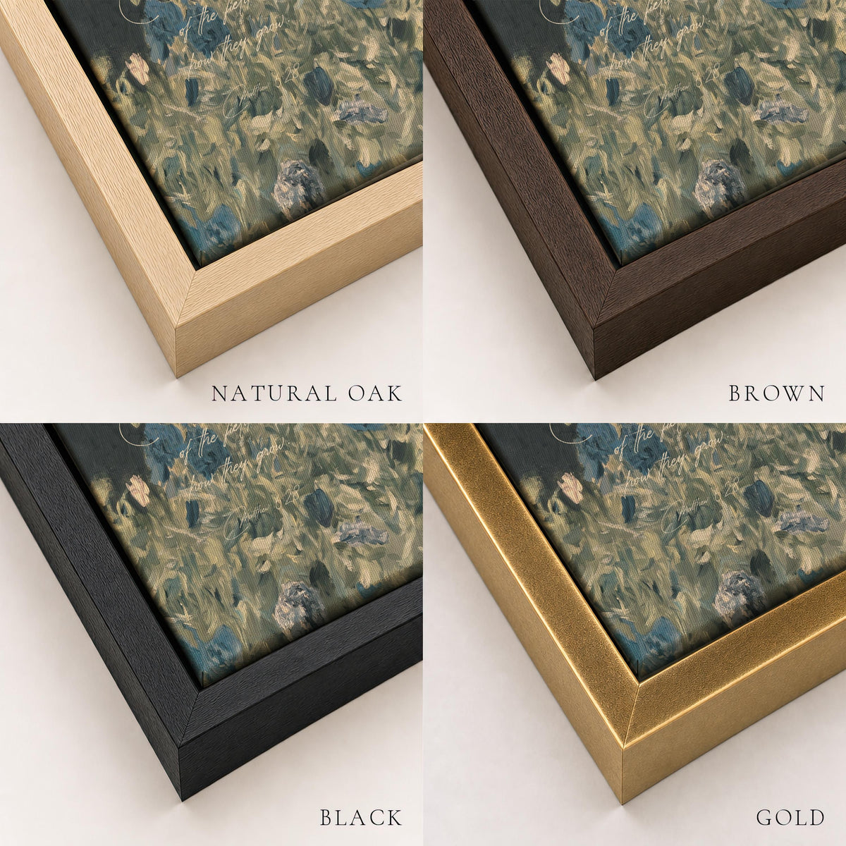 Consider the Lilies — Scripture Wall Art | Product view 11
