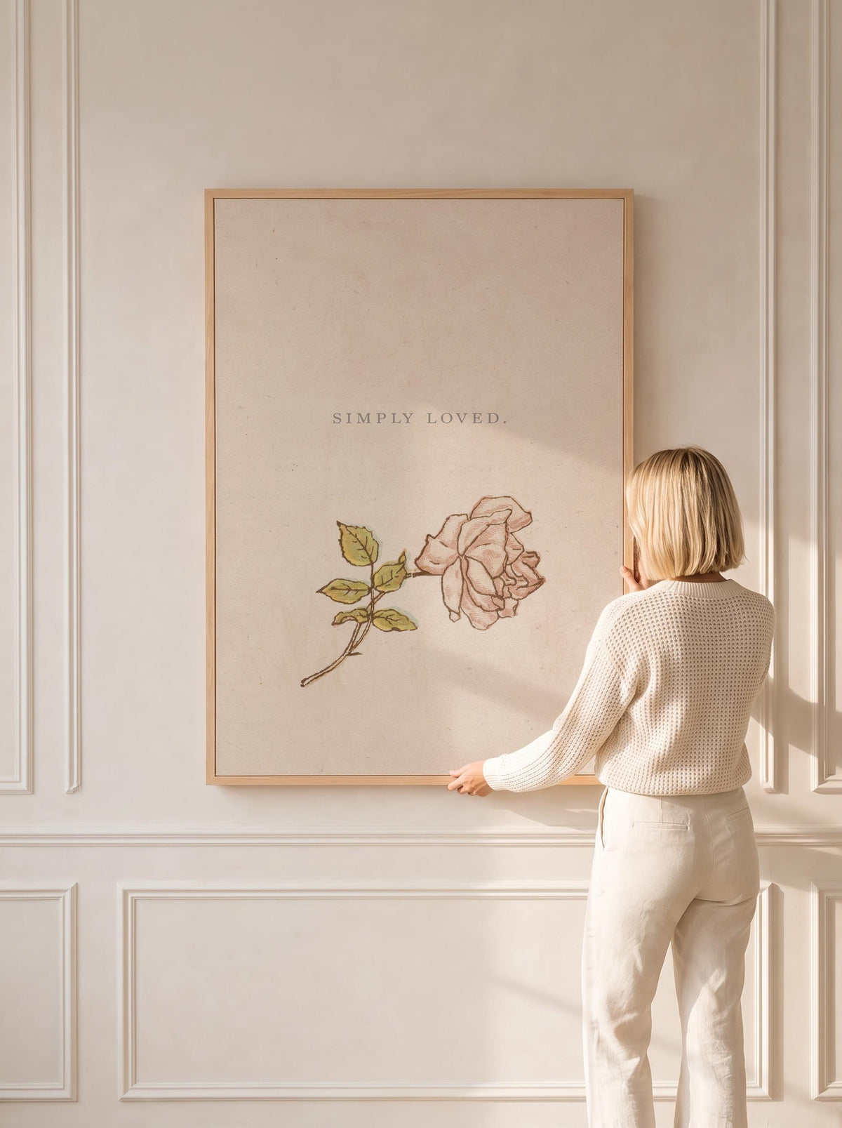 Simply Loved — Nursery Wall Art | Product view 1