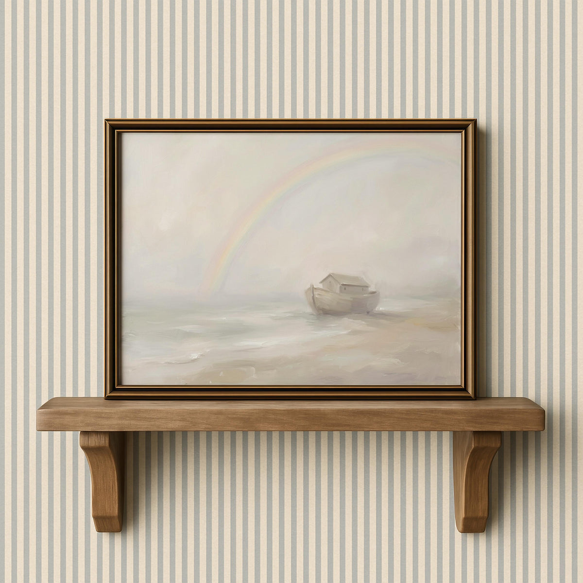 Noah's Ark — Rainbow Nursery Art | Product view 3