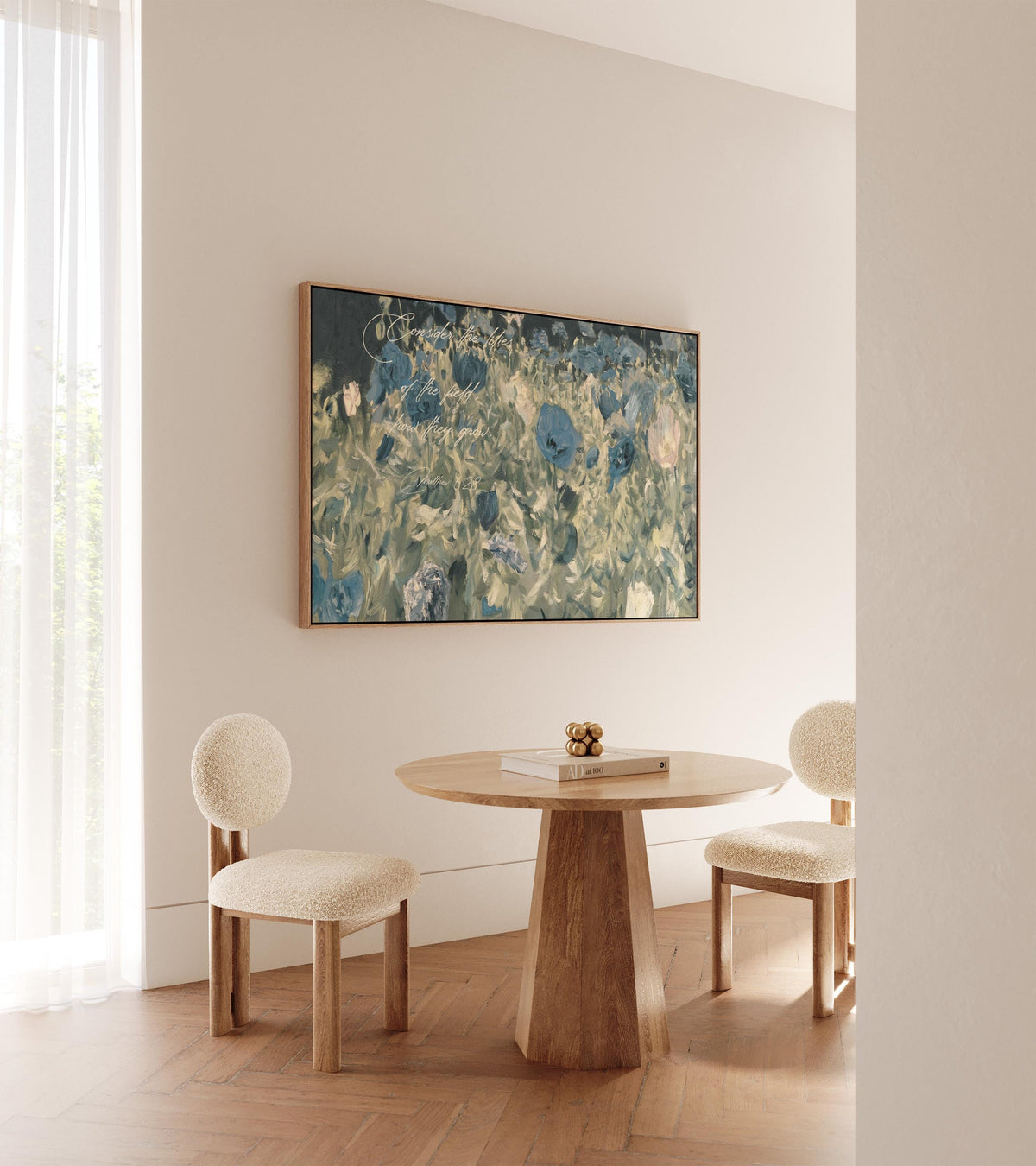 Consider the Lilies — Scripture Wall Art | Product view 4