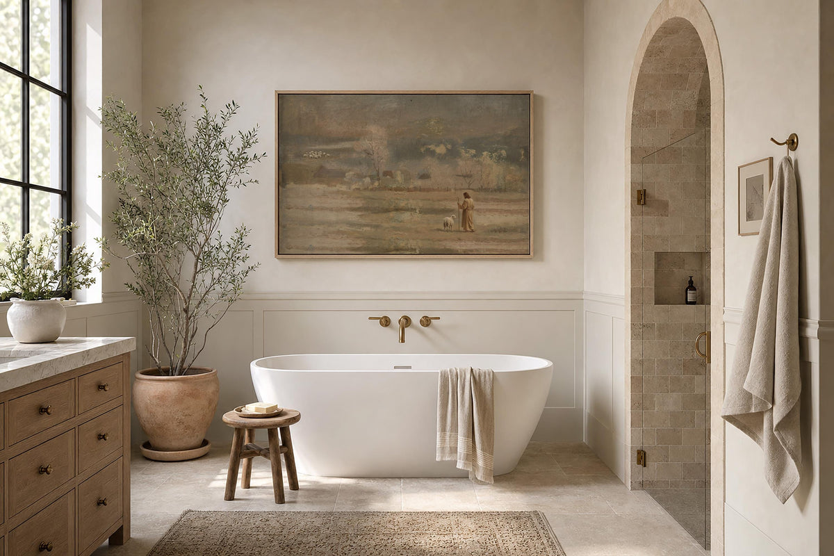 Lost Sheep, Muted Farm Winter — Luke 15 | Product view 8