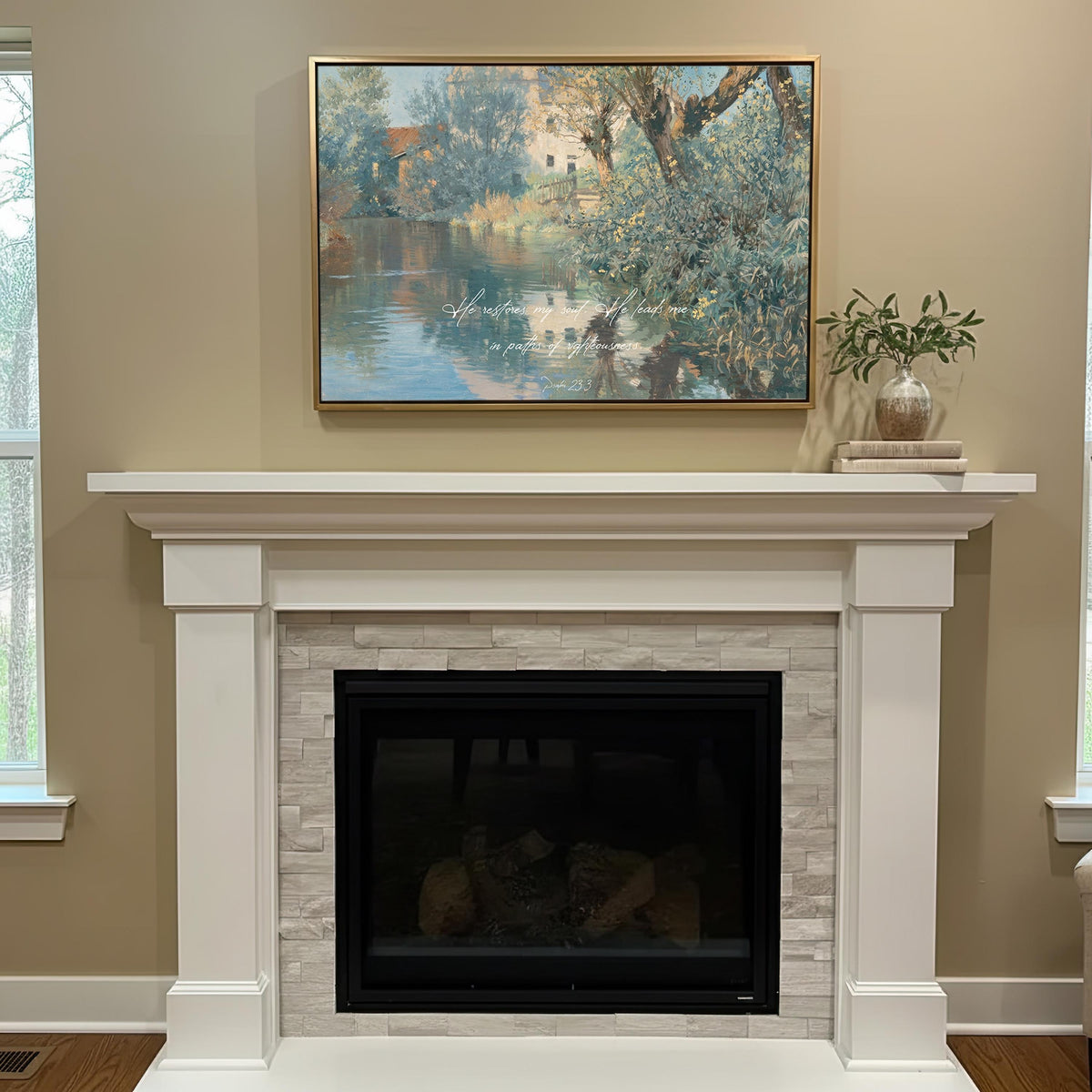 Serene Scripture Print — Scripture Wall Art | Product view 5