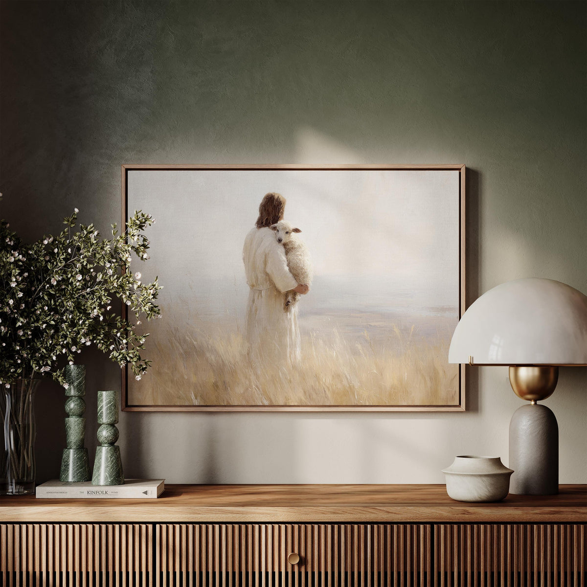 Jesus Holding the Lamb — Psalm 23 | Product view 3