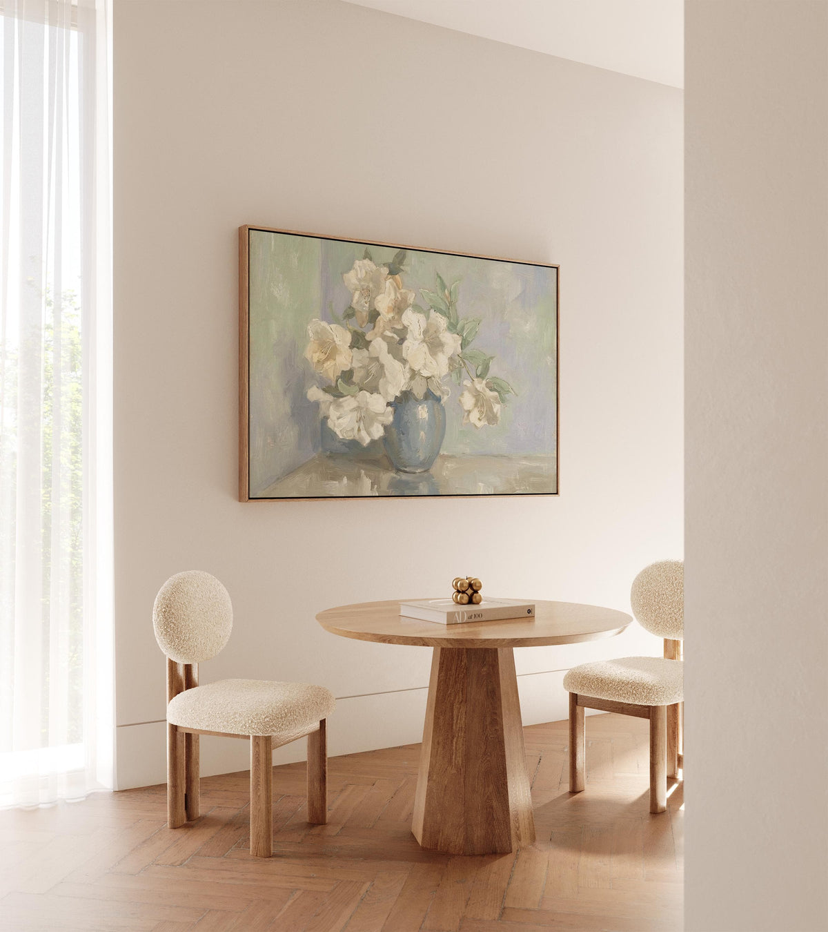Blue Vase Floral — Botanical Print | Product view 1