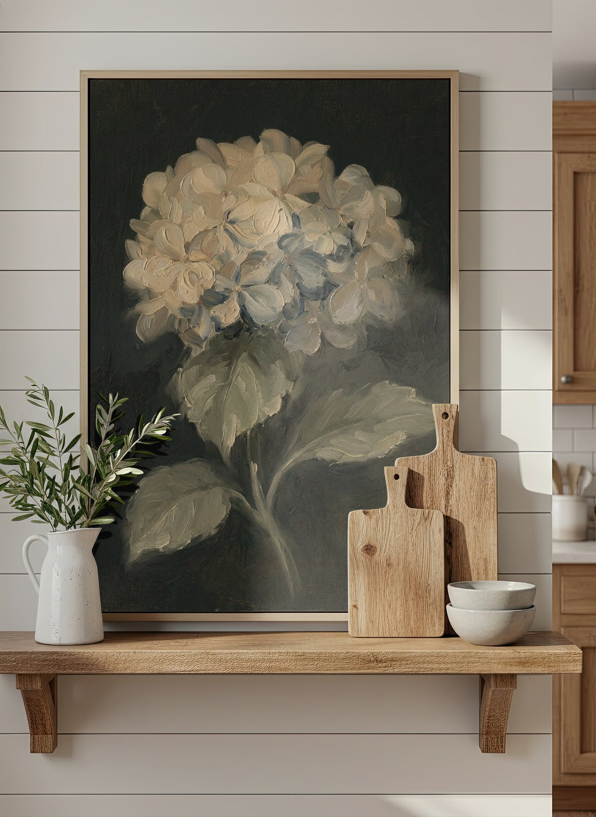 Stuart Park White Hydrangea wall art