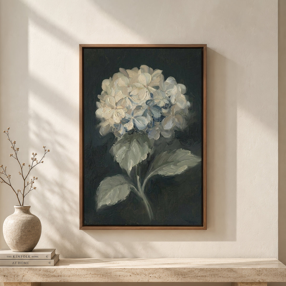 Stuart Park White Hydrangea wall art