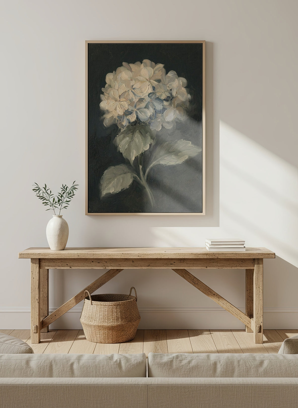 Stuart Park White Hydrangea wall art