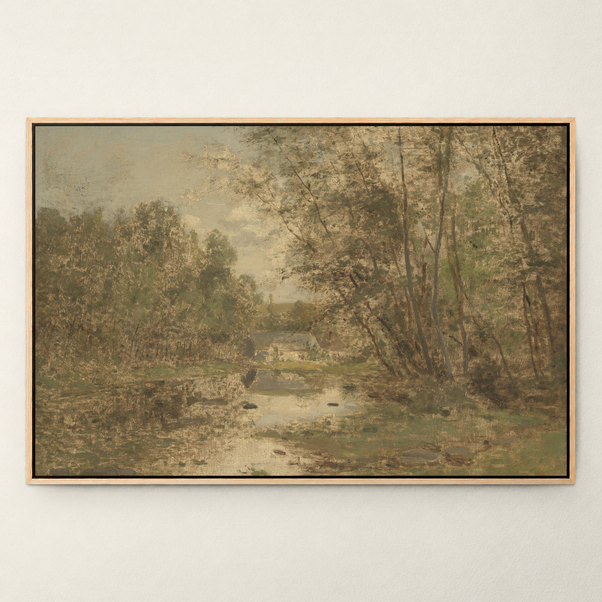 Quiet Woodland Brook wall art