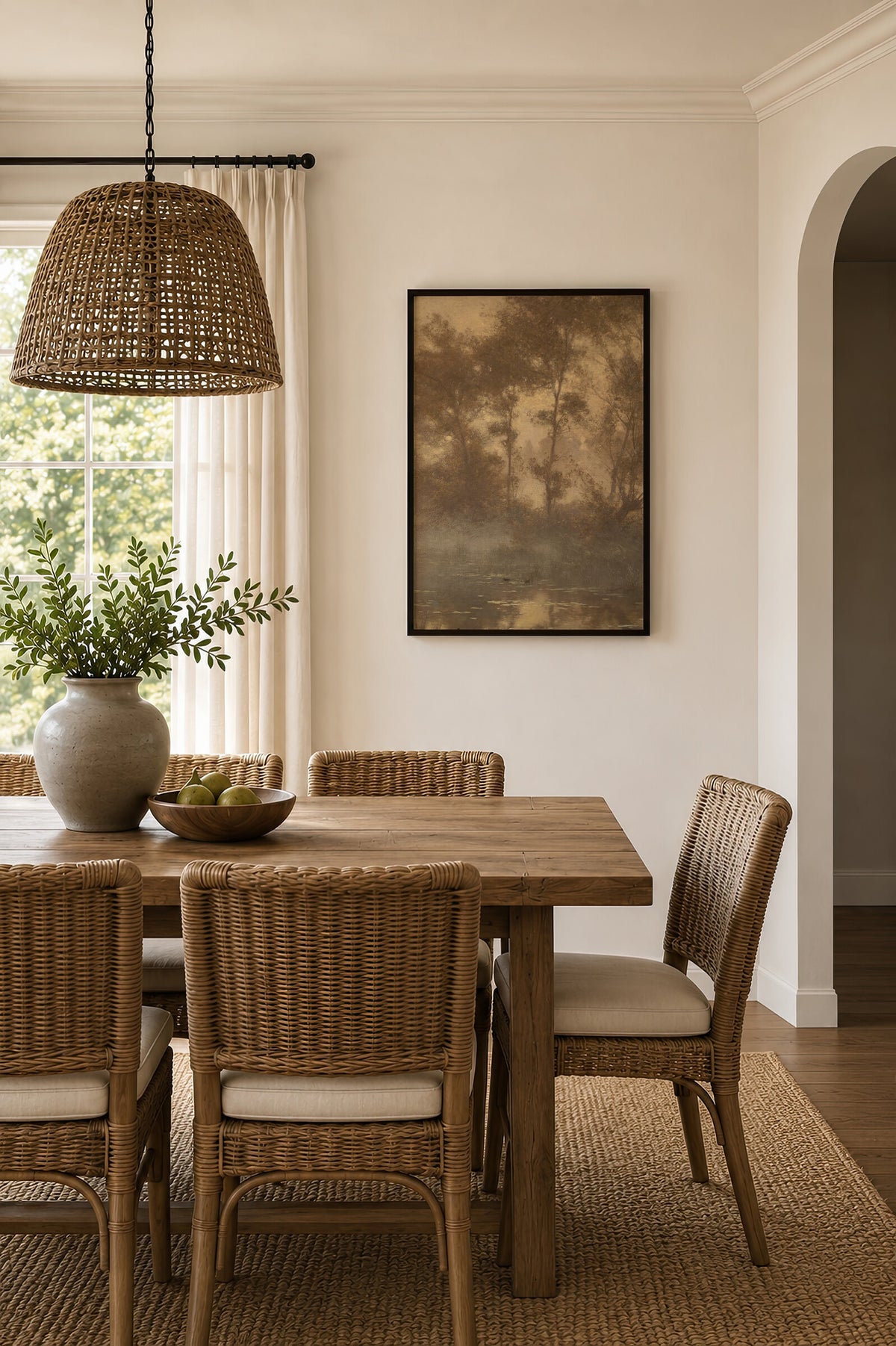Sunlit Woodland Pond wall art