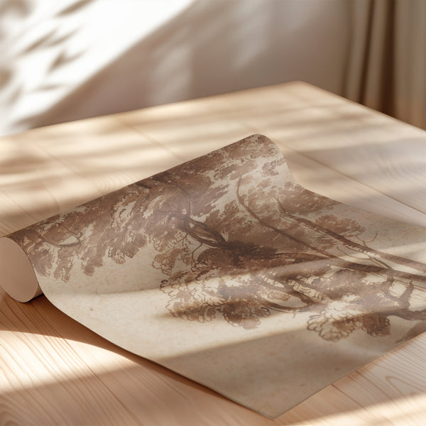 Sepia Tree Study styled view 1
