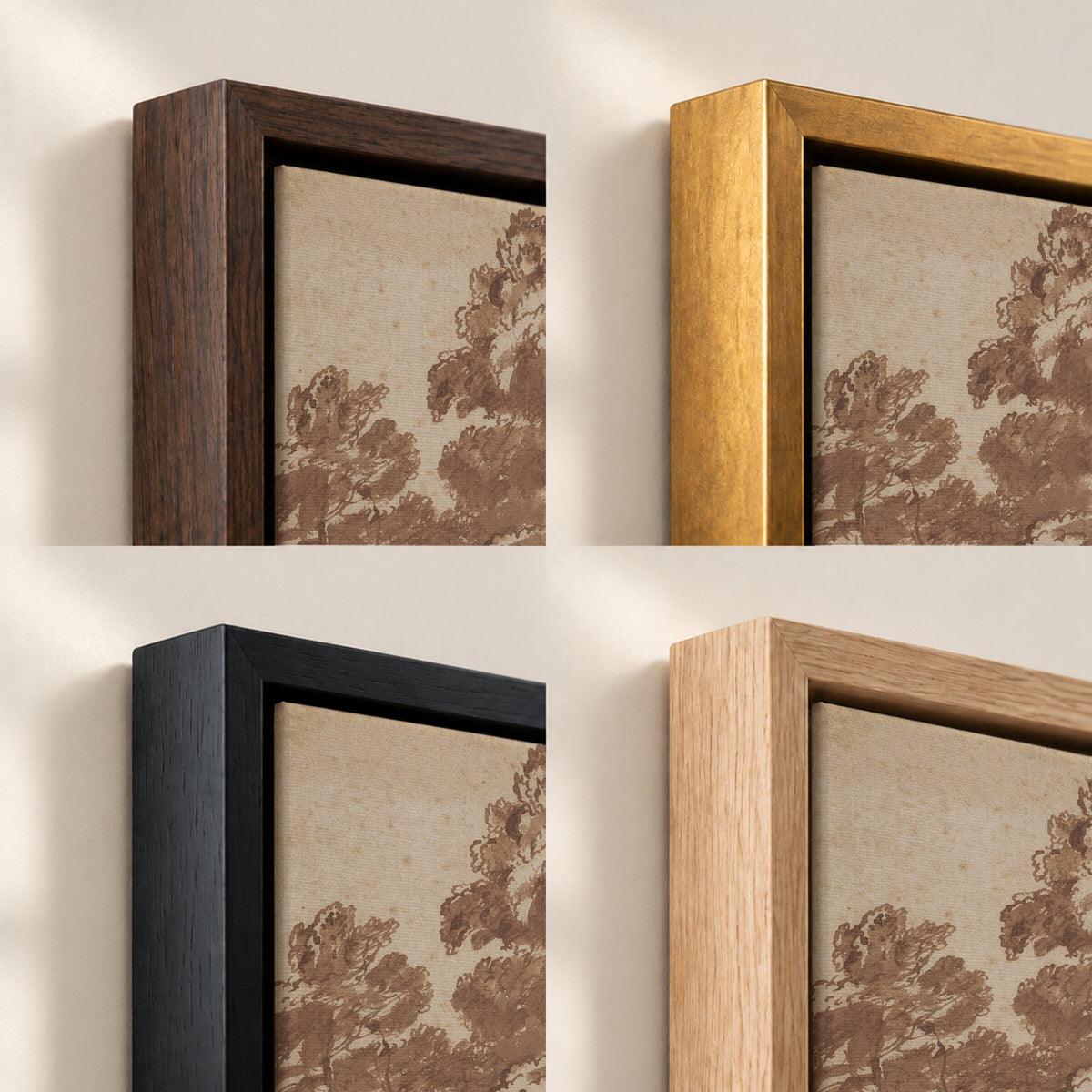 Sepia Tree Study wall art