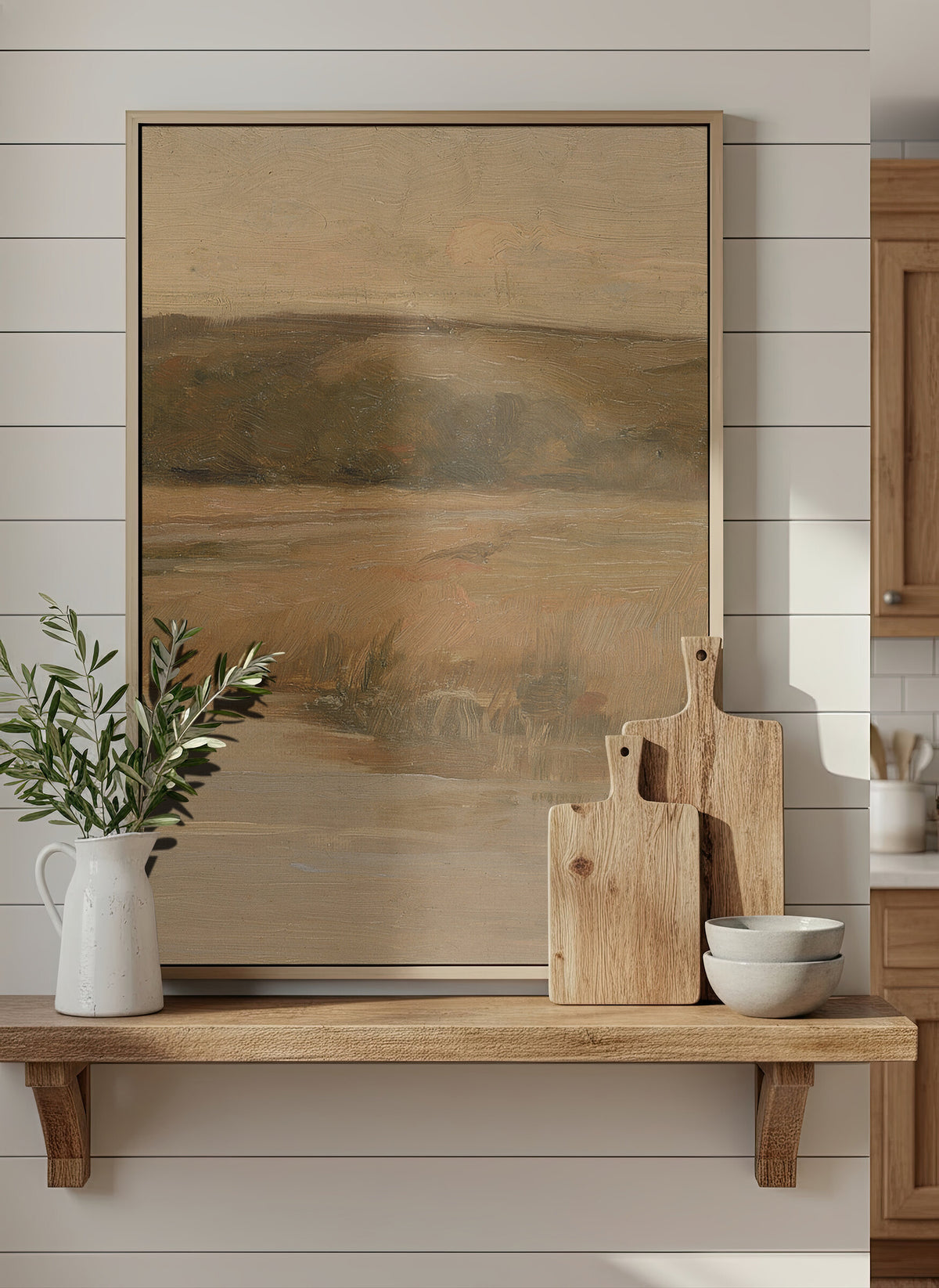 Weyl Hill and Marshland wall art