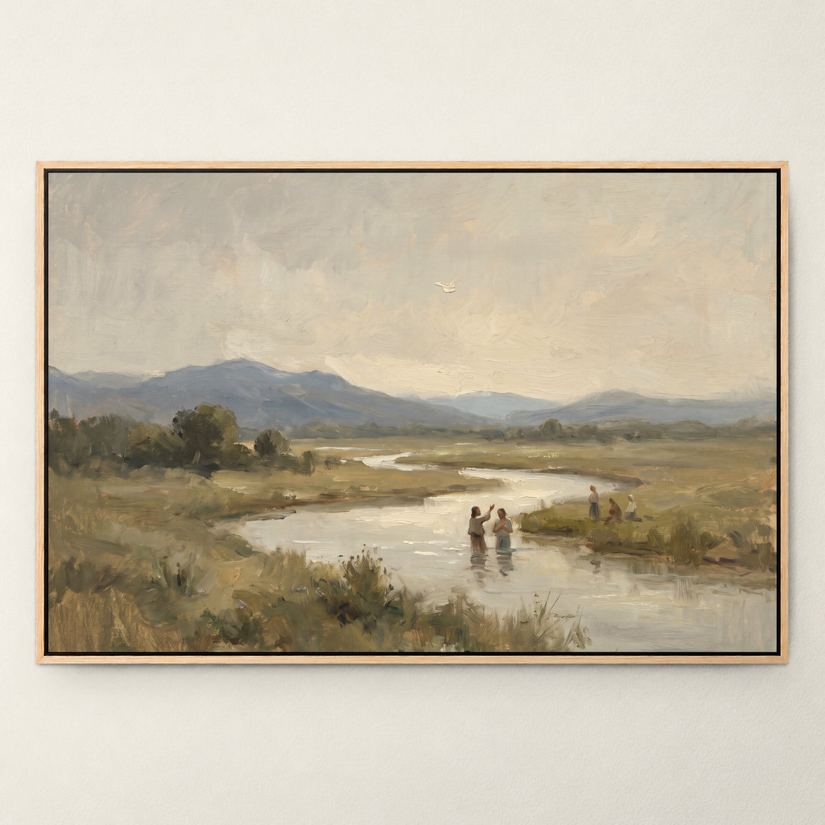 Baptism in the River wall art
