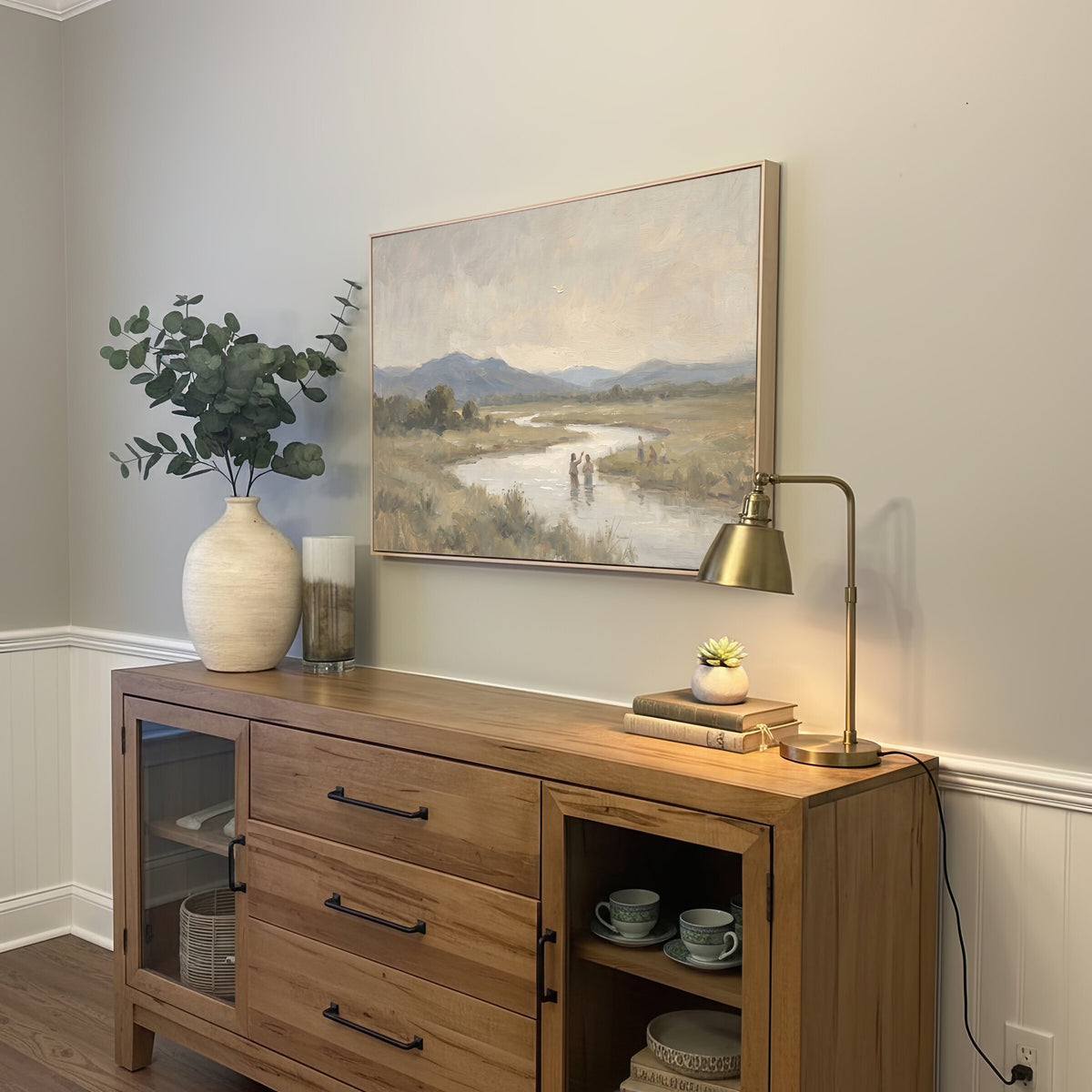 Baptism in the River wall art