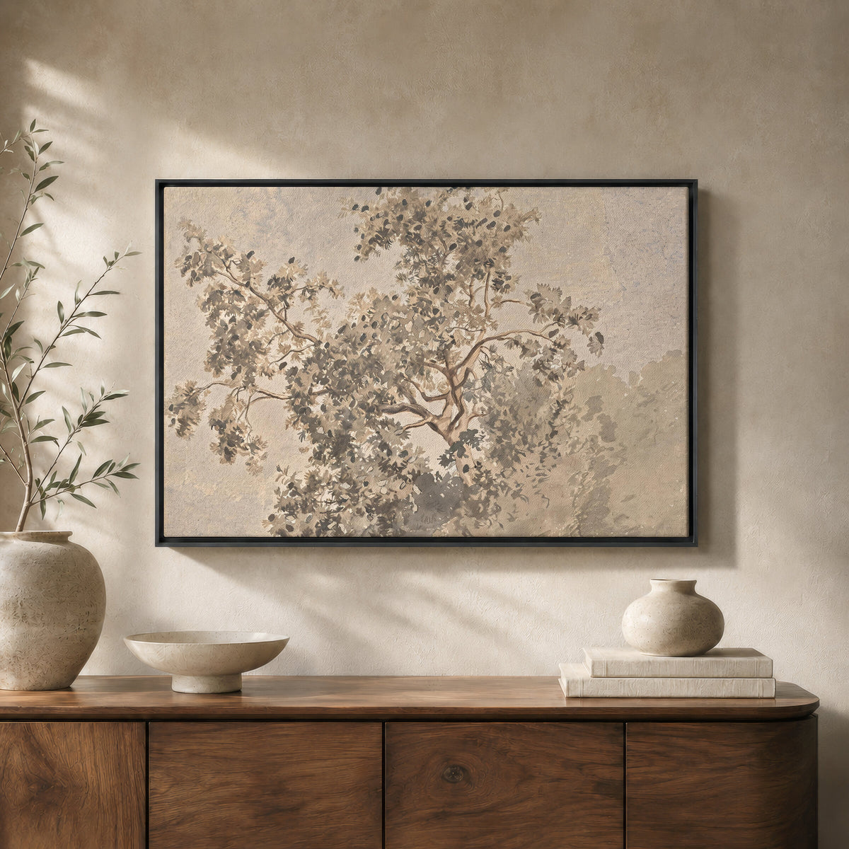 Vintage Botanical Tree wall art