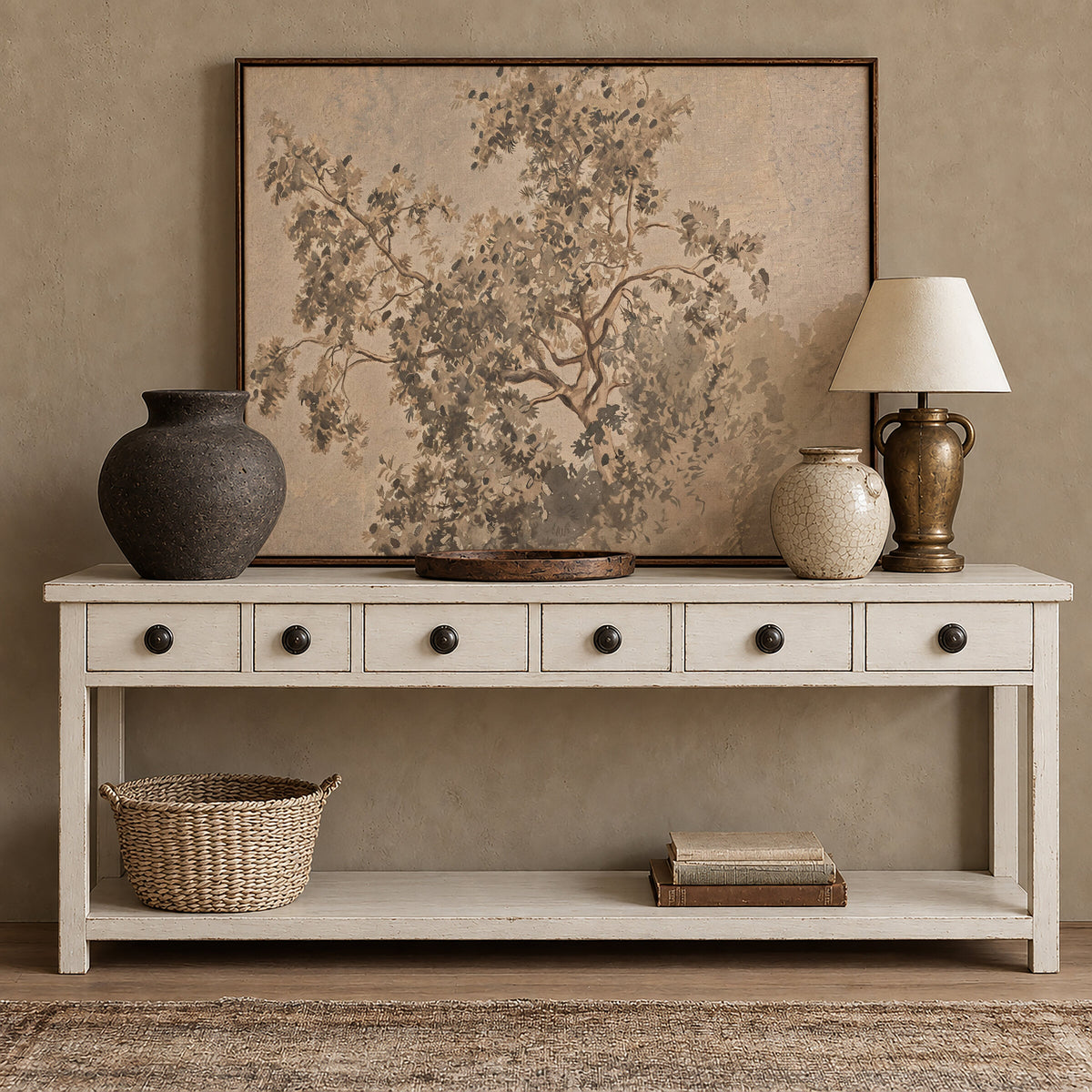 Vintage Botanical Tree wall art