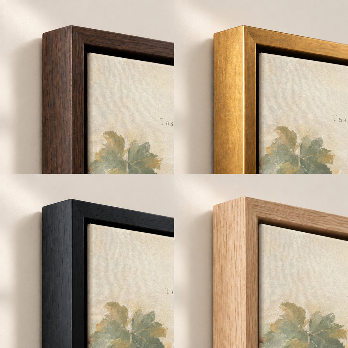 Taste and See Grapevine — Psalm 34:8 wall art