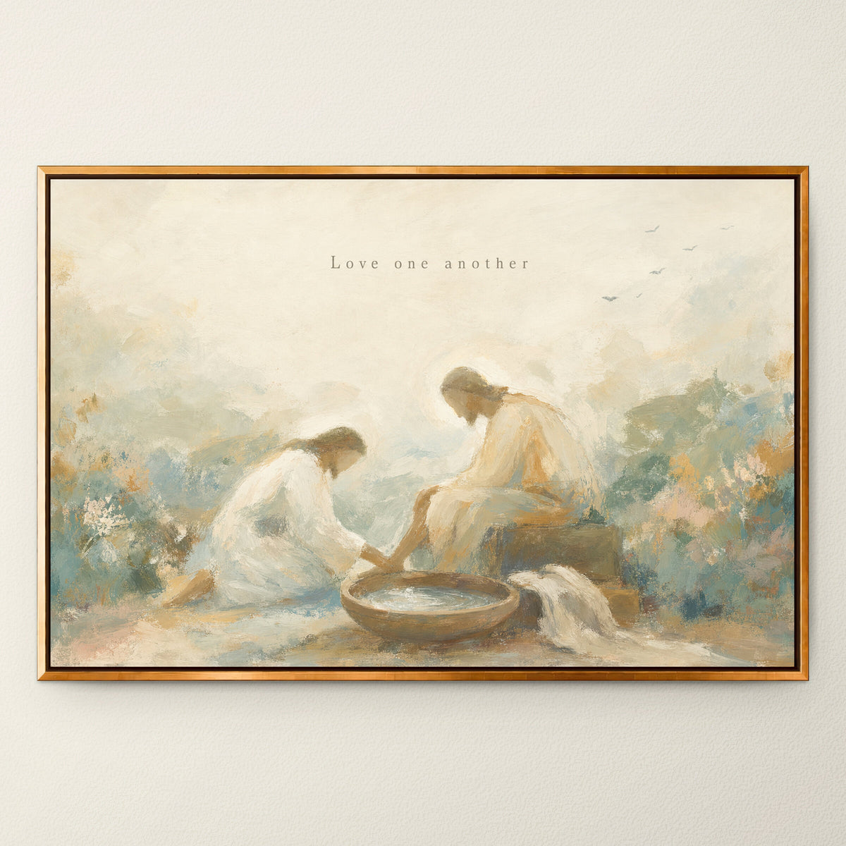 Jesus Washing Feet wall art