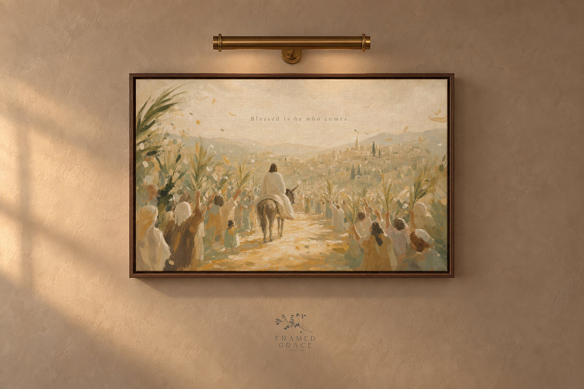 Palm Sunday Triumphal Entry wall art