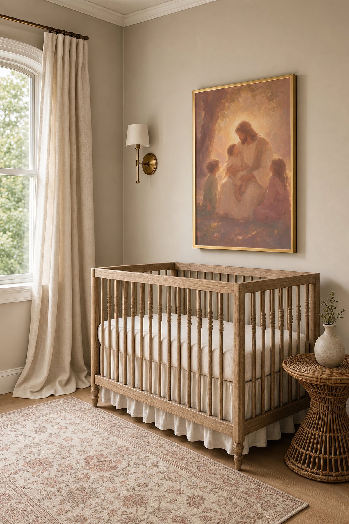 Jesus with the Little Children wall art