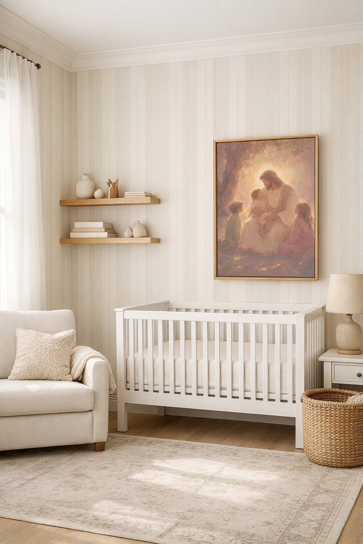 Jesus with the Little Children wall art