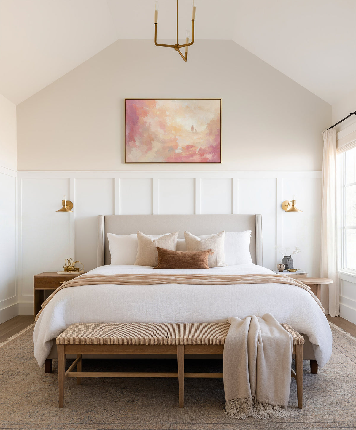 Good Shepherd Blush Pink wall art
