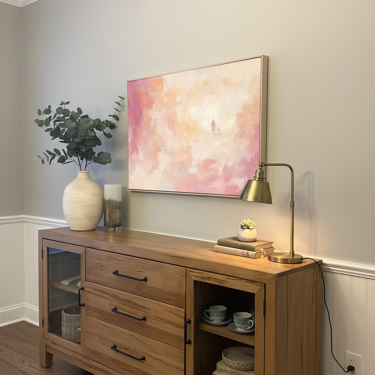 Good Shepherd Blush Pink wall art