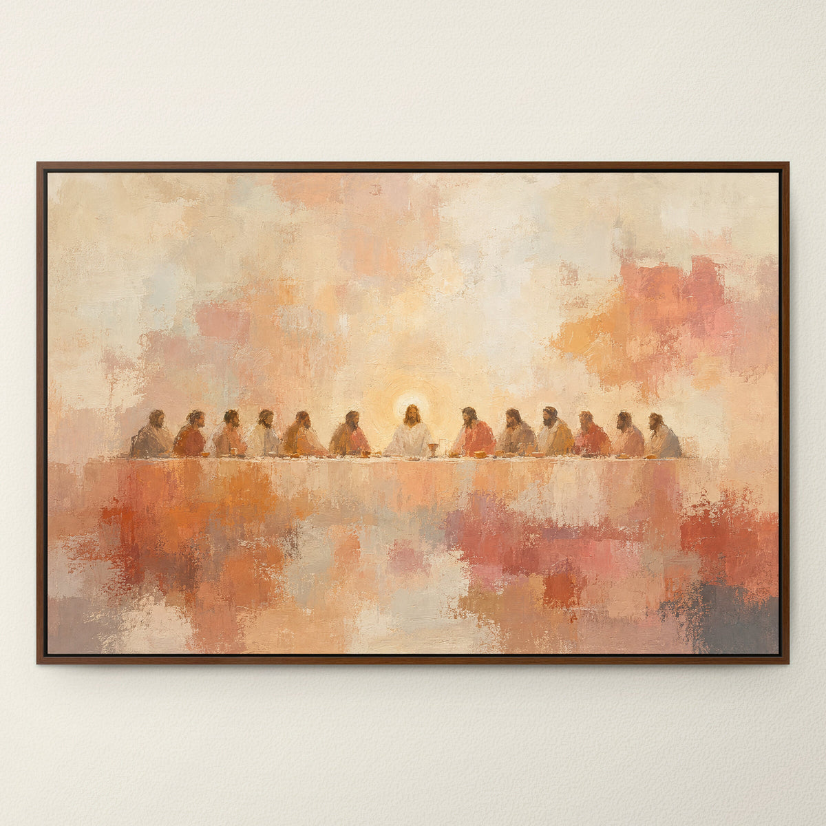 Last Supper Warm Neutral wall art