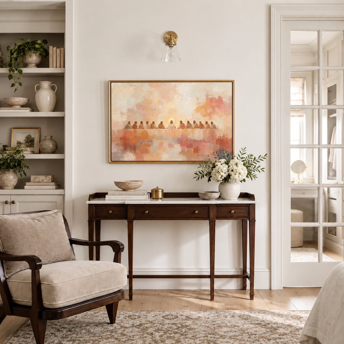Last Supper Warm Neutral wall art