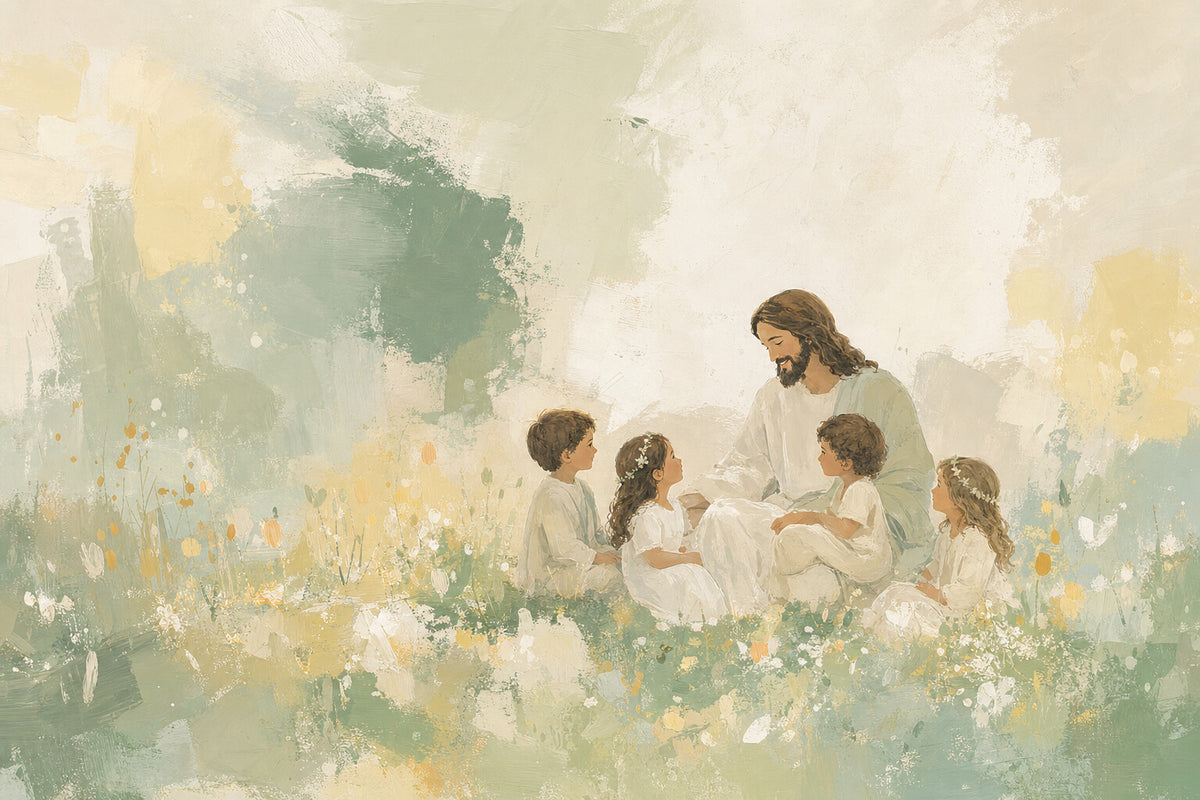 Let the Little Children Come Sage Meadow artwork